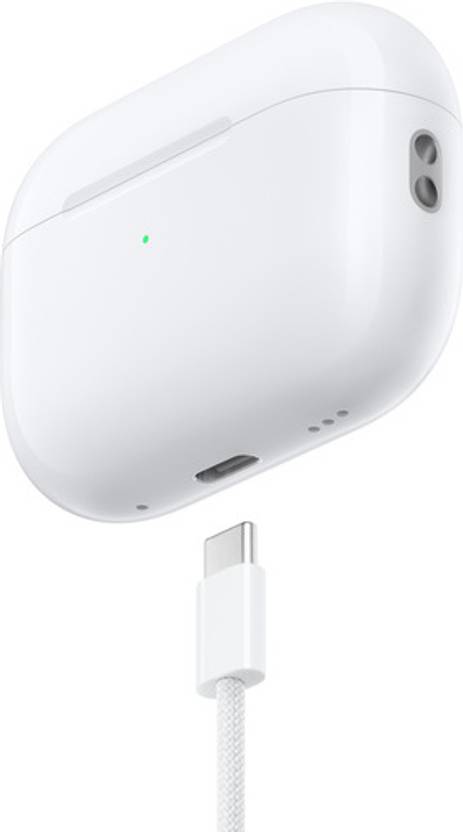 Apple AirPods Pro (2nd generation) with MagSafe Case (USB-C) Bluetooth (White, True Wireless) - Image 3